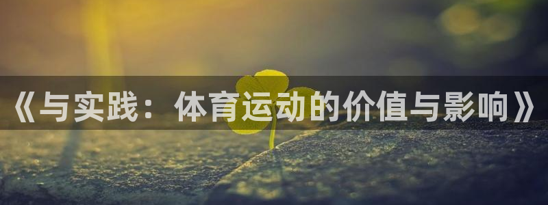 vsport体育官方正版app娱乐代理怎么样：《与实践：体育
